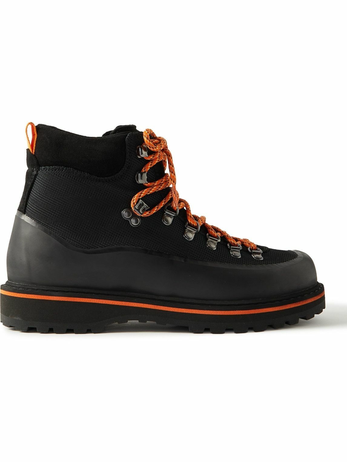 Photo: Mr P. - Diemme Roccia Vet Sport Leather-Trimmed Mesh and Rubber Hiking Boots - Black