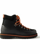 Mr P. - Diemme Roccia Vet Sport Leather-Trimmed Mesh and Rubber Hiking Boots - Black