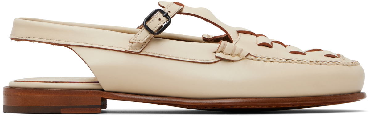HEREU Off-White Roqeuta Loafers
