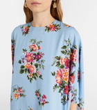 Dolce&Gabbana Floral silk-blend kaftan