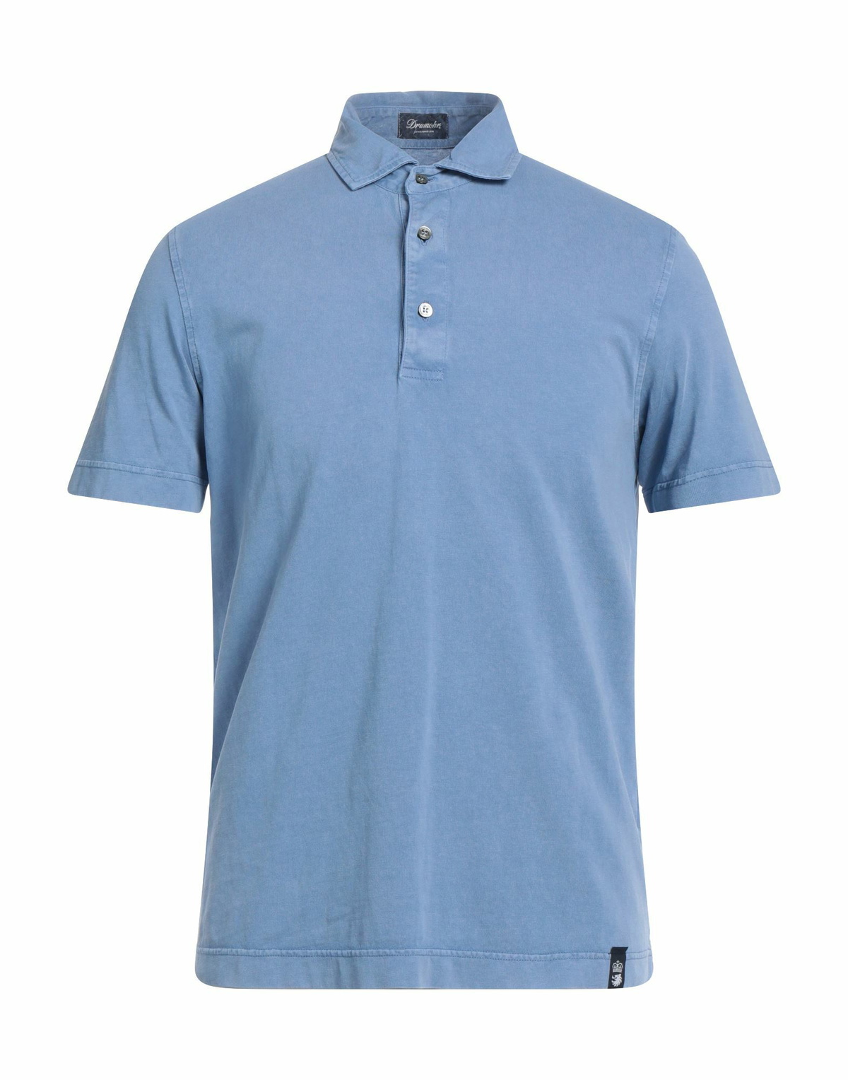 Drumohr Mens Polo shirt Pastel in Blue