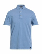 Drumohr Mens Polo shirt Pastel in Blue