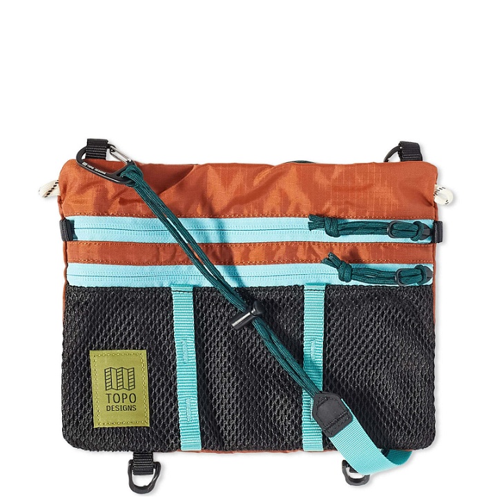 Photo: Topo Designs Mountain Accessory Shoulder Bag in Clay/Black