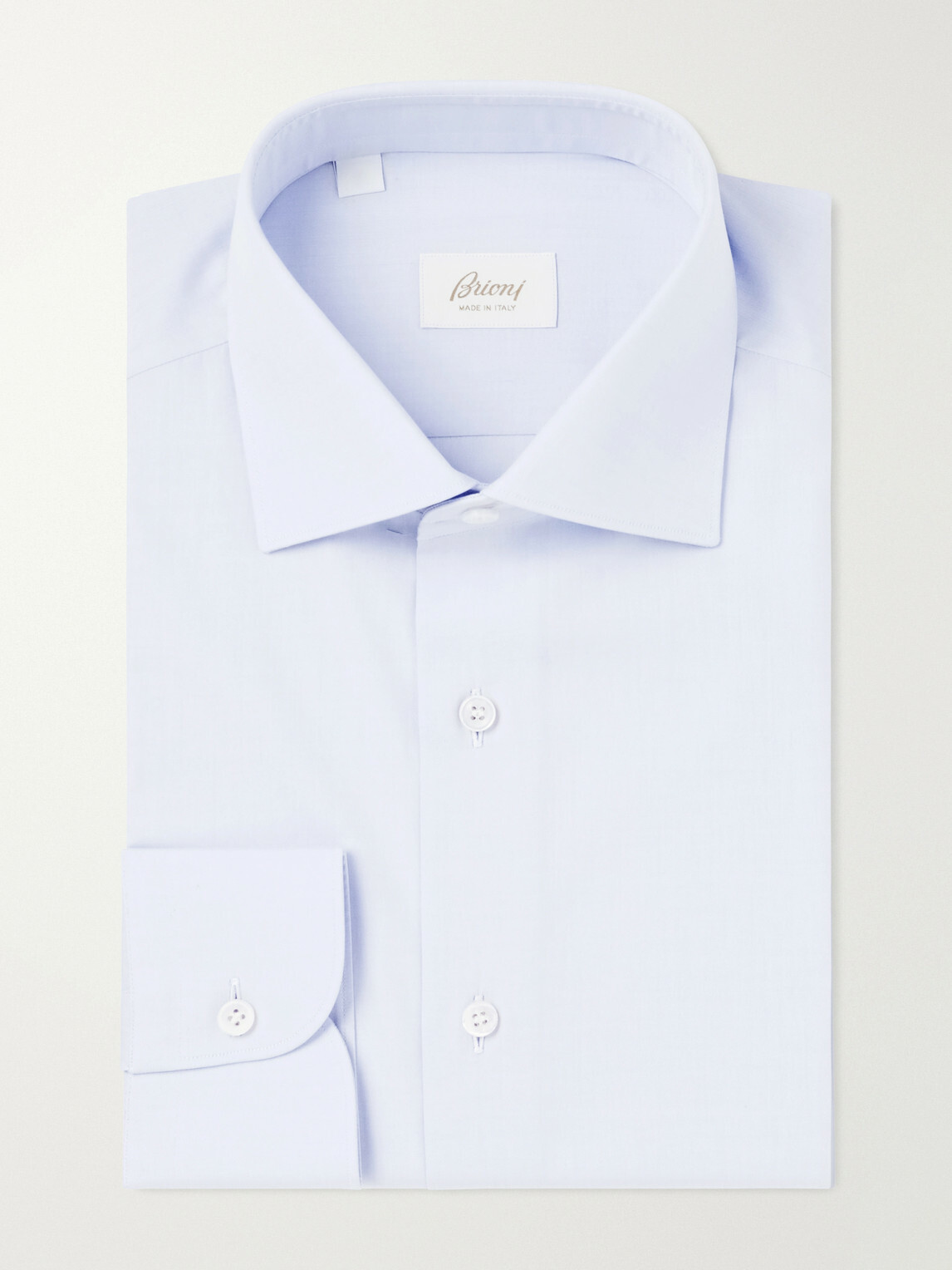 Brioni - Cotton Shirt - Blue
