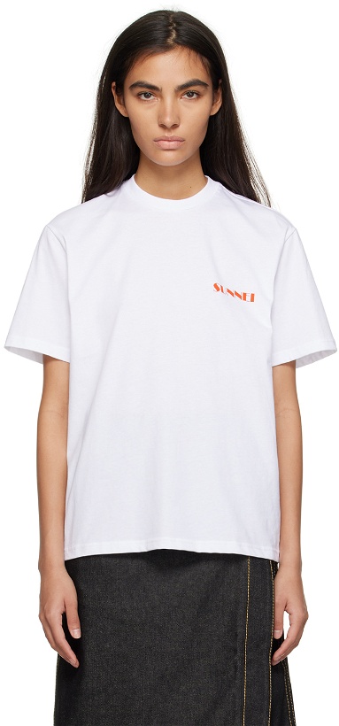 Photo: SUNNEI SSENSE Exclusive White T-Shirt