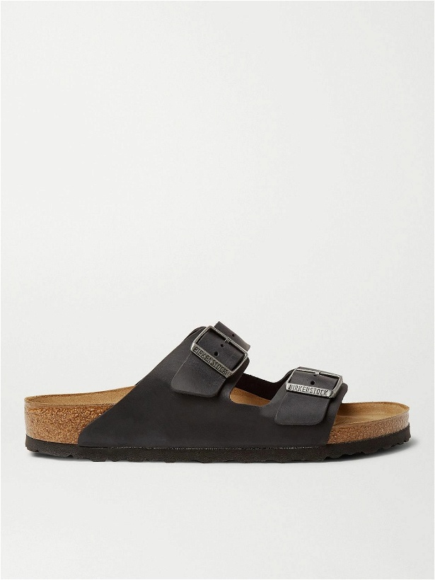 Photo: Birkenstock - Arizona Oiled-Leather Sandals - Black