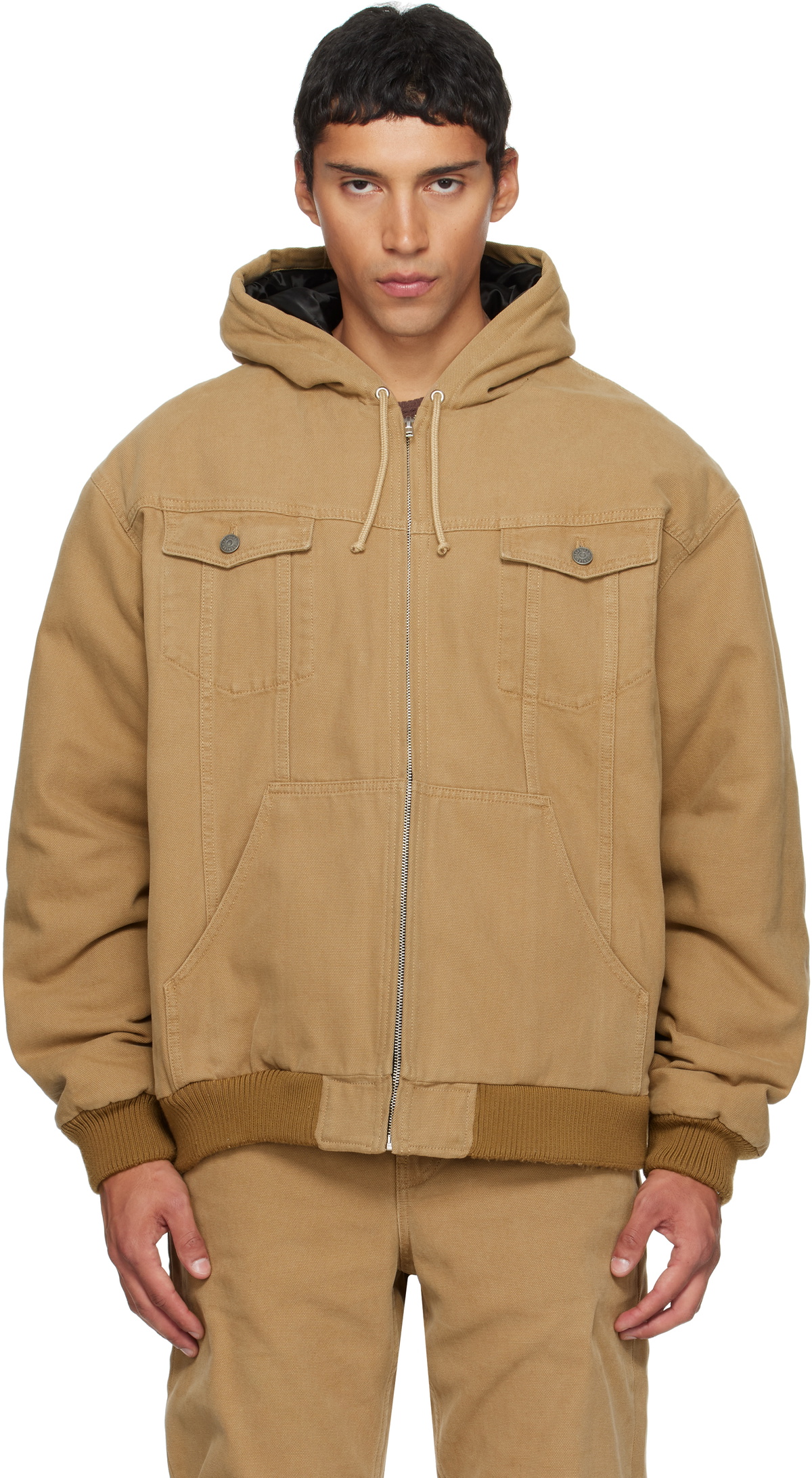 EGONlab Beige Hooded Jacket