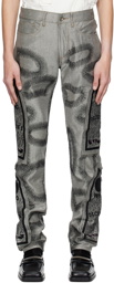 Who Decides War Gray Chrome Fusion Jeans