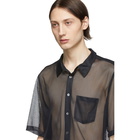 CMMN SWDN Black Mesh Niels Shirt