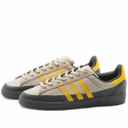 Adidas x POP Campus ADV Sneakers in Grey Six/Active Gold