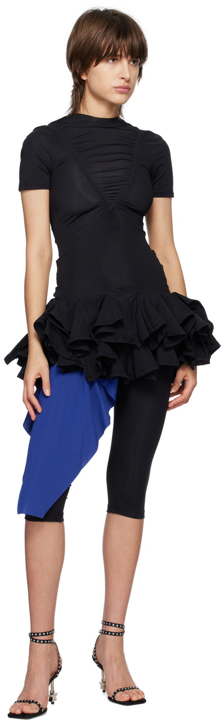 knee length dresses for ladies Cotton Mini Dress with Tulle Tutu – David's Road US main image 0