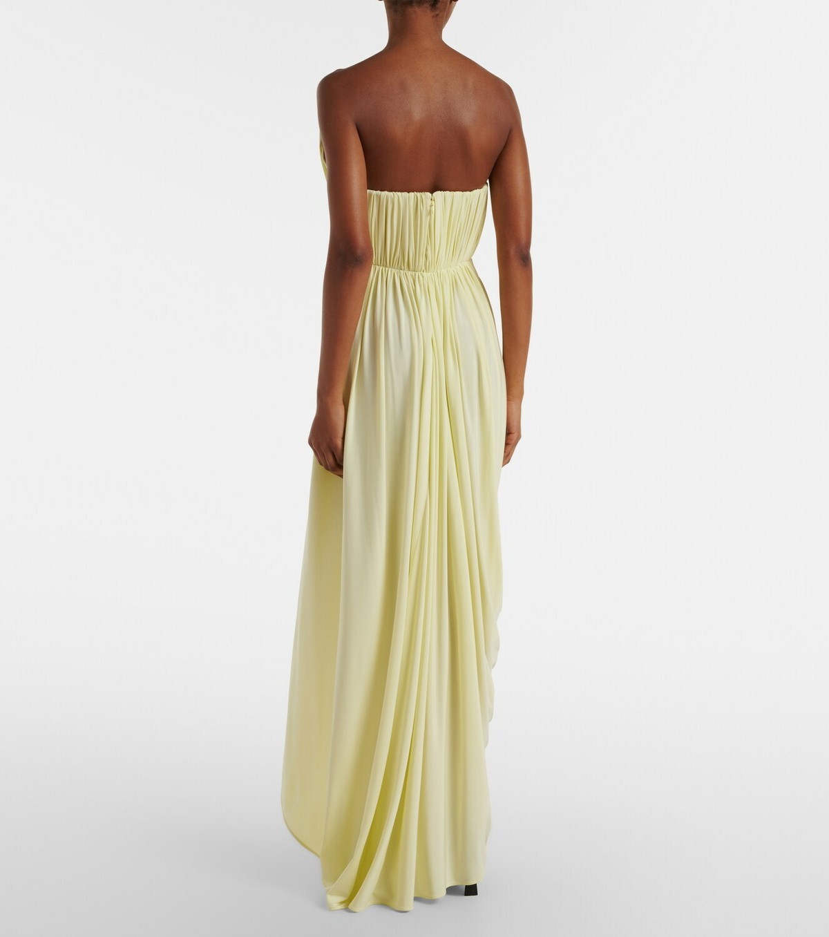 Stella McCartney Crêpe jersey bustier dress