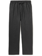 UMIT BENAN B - Cashmere and Silk-Blend Twill Pyjama Trousers - Gray