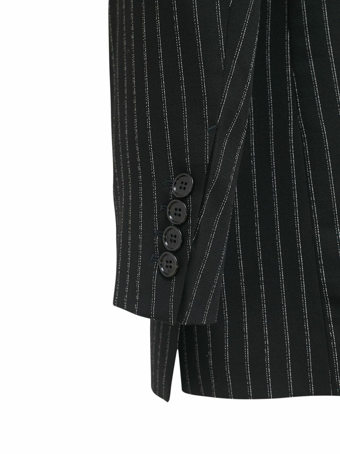 AMI PARIS - Pinstripe Double Breasted Wool Jacket AMI