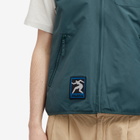 By Parra Men's Ghost Cave Reversible Vest in Green