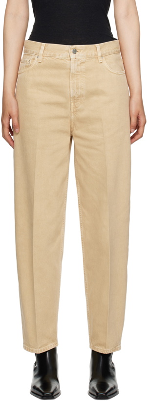 Photo: TOTEME Beige Tapered Jeans