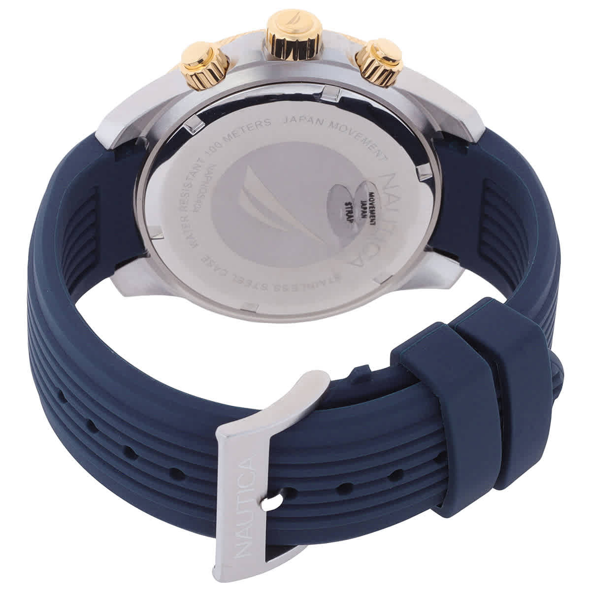 Nautica One Chronograph Quartz Blue Dial Mens Watch NAPNOS404