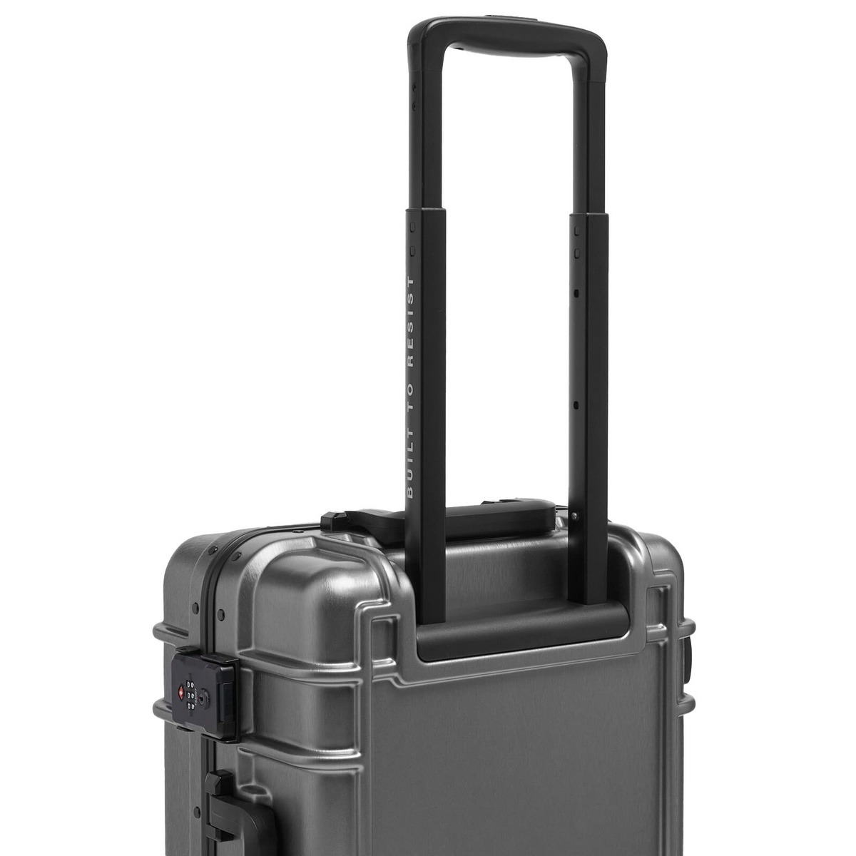 Eastpak Resist'r Luggage Case - Small in Brushed Metal 