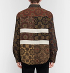 Craig Green - Panelled Printed Cotton Shirt - Men - Brown