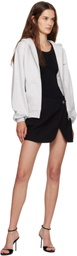 Coperni Gray Disney Crown Zip Up Hoodie