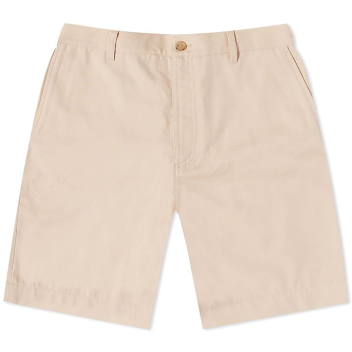 Photo: Acne Studios Men's Ringa Twill Pink Label Short in Wheat Beige