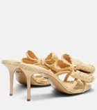 Mach & Mach Le Cadeau 85 raffia mules