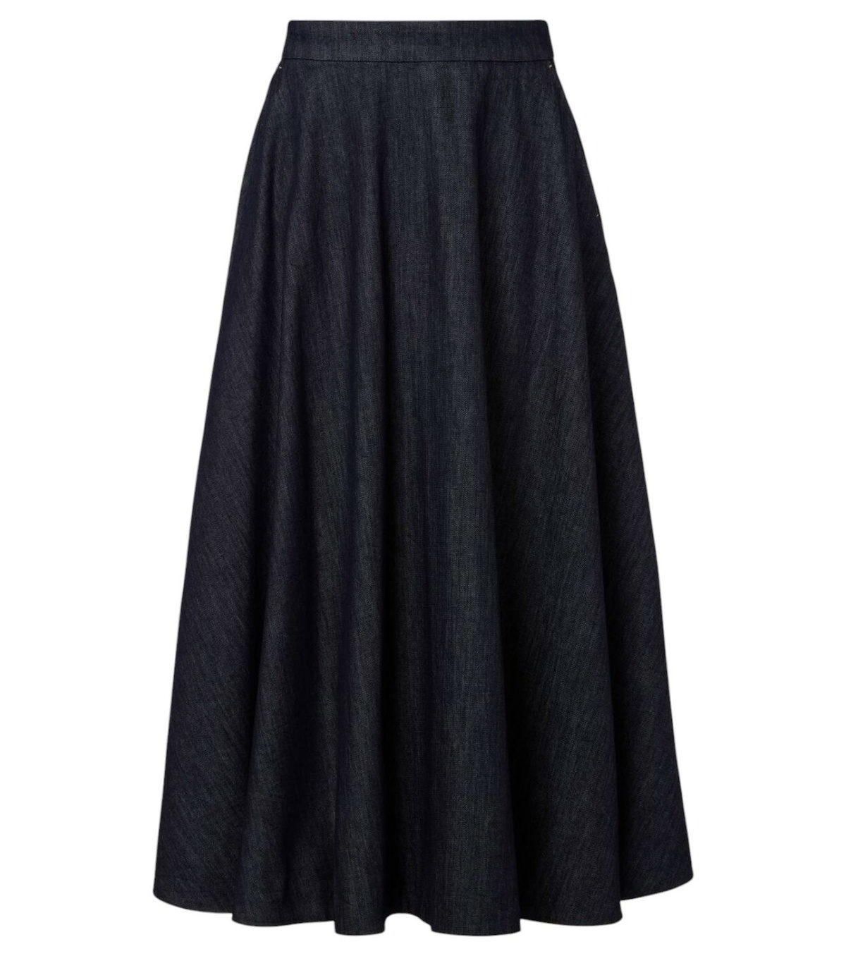 スカート S MAX MARA BLACK POPLIN LIRICA SKIRT Lirica taffeta maxi skirt in black - S Max Mara | Mytheresa