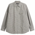 Comme des Garçons Homme Men's Check Triple Layers Shirt in Off White/Brown/Black
