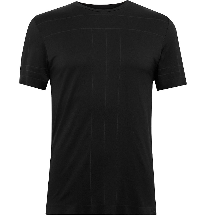 Photo: FALKE Ergonomic Sport System - Stretch-Jersey T-Shirt - Black