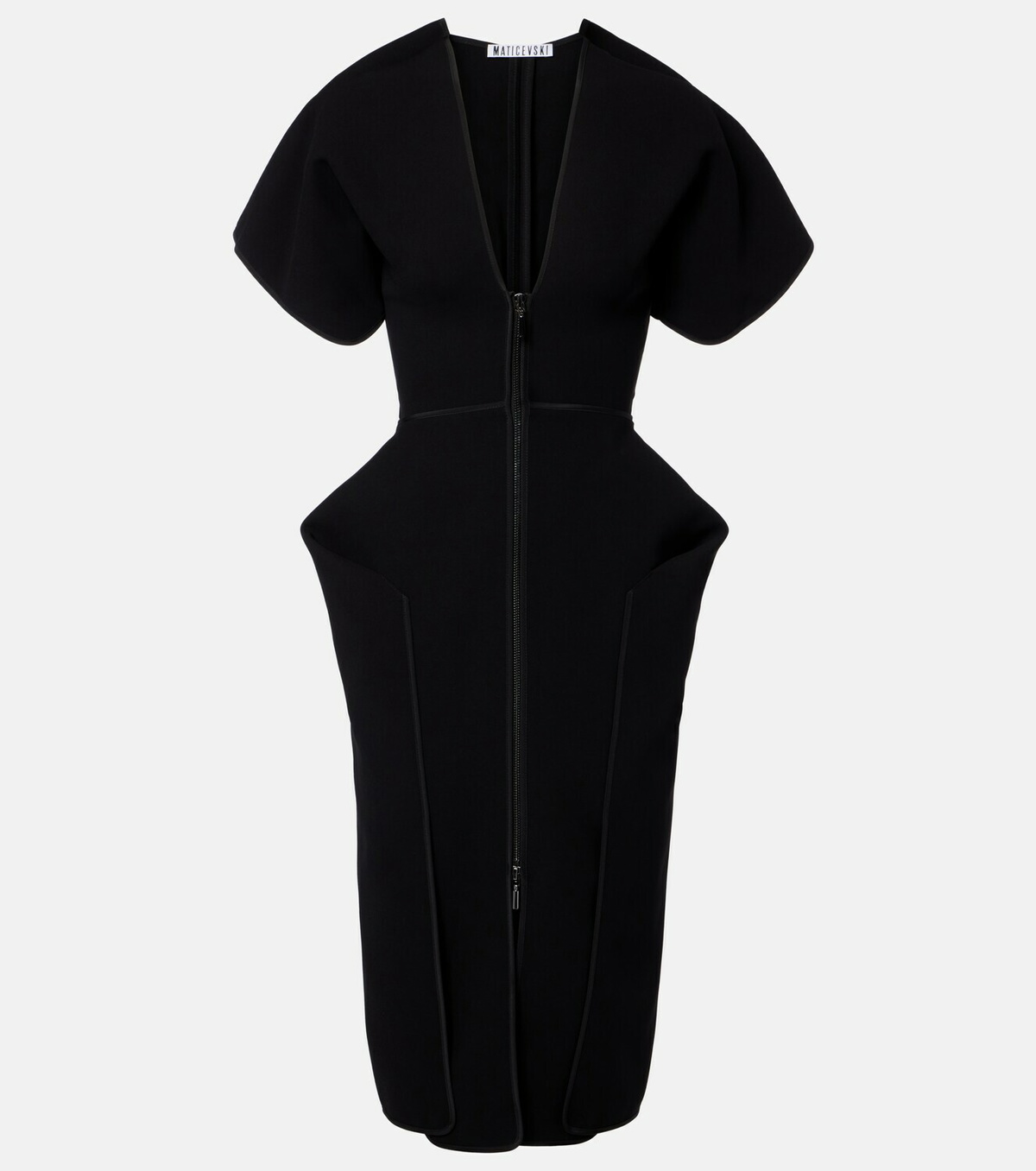 Maticevski Coco peplum midi dress