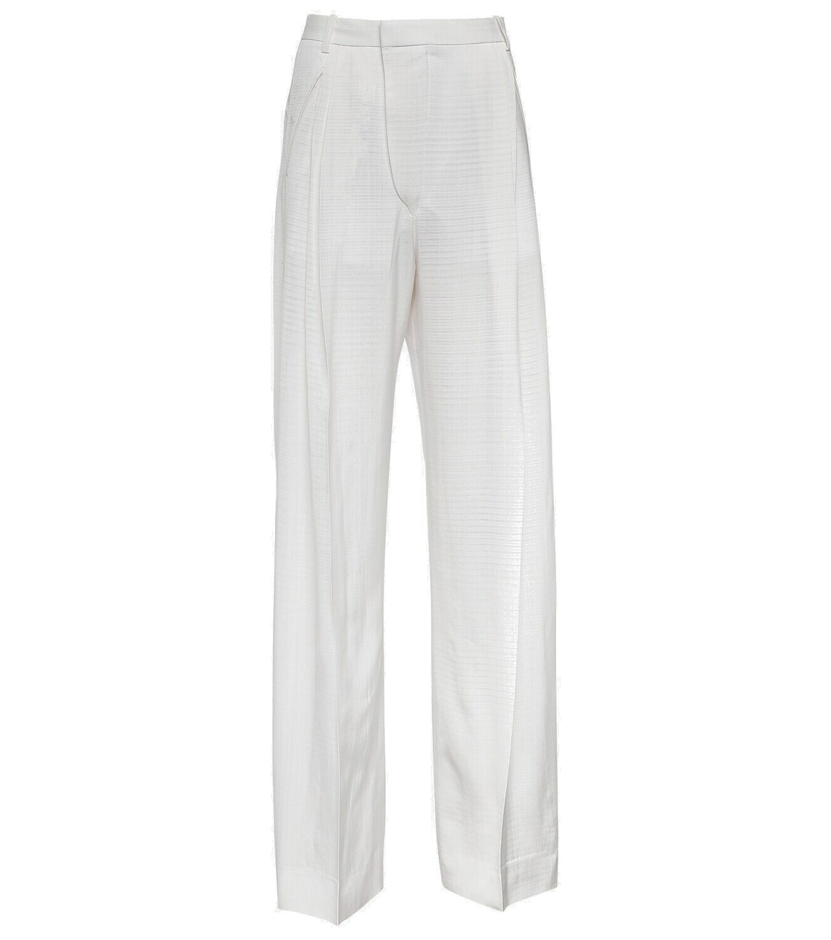 Victoria Beckham Pleated high-rise wide-leg pants Victoria
