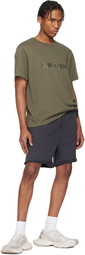 Helmut Lang Gray Meatpacking Shorts