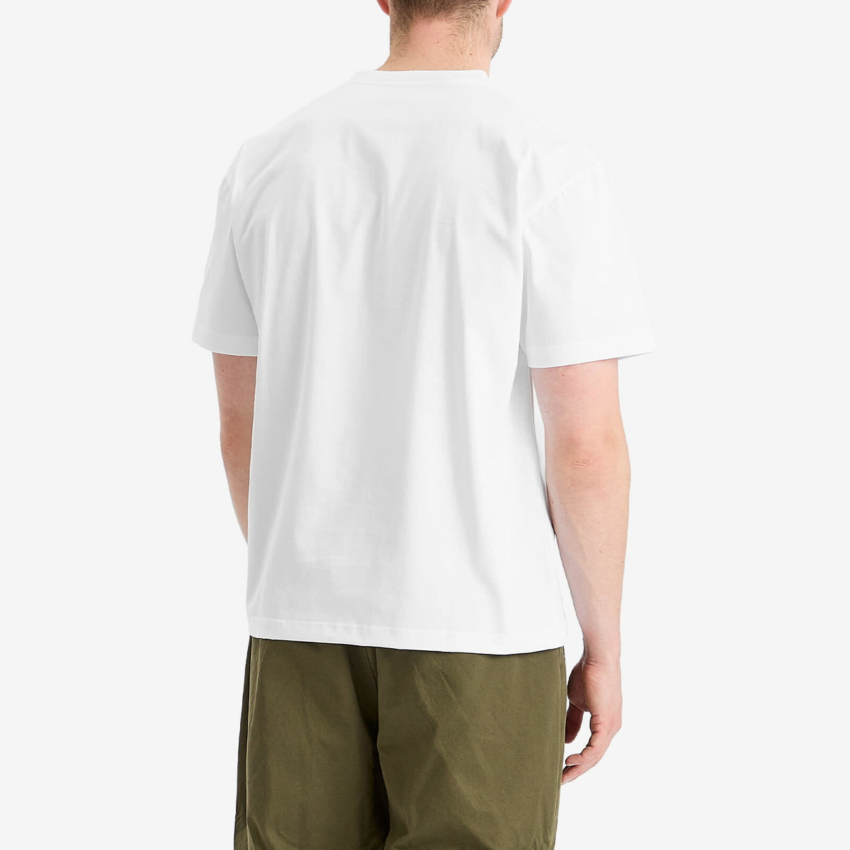 Uniform Experiment Men's Stencil Logo T-Shirt in White