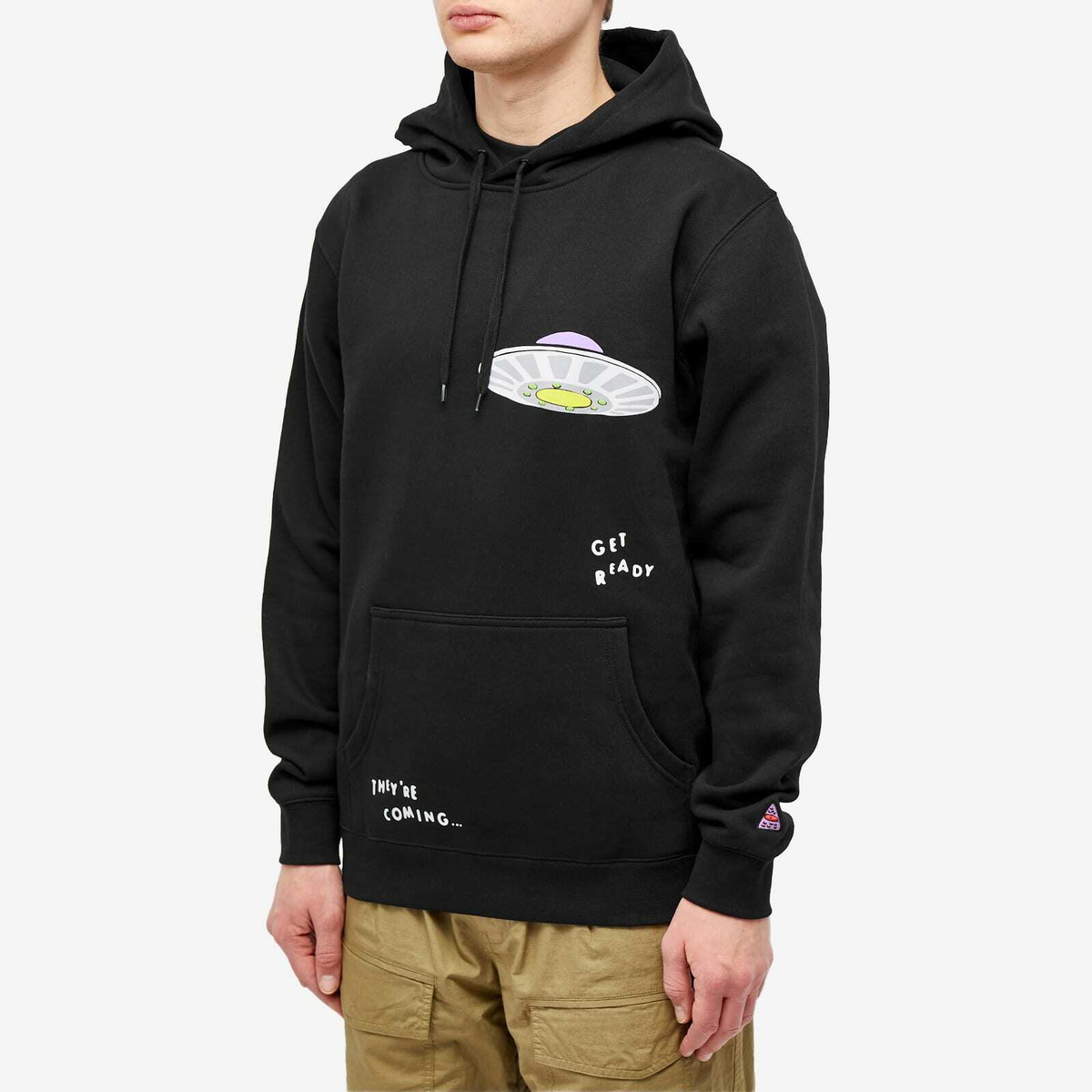 Creepz Men's Invasion Heavyweight Hoodie in Black