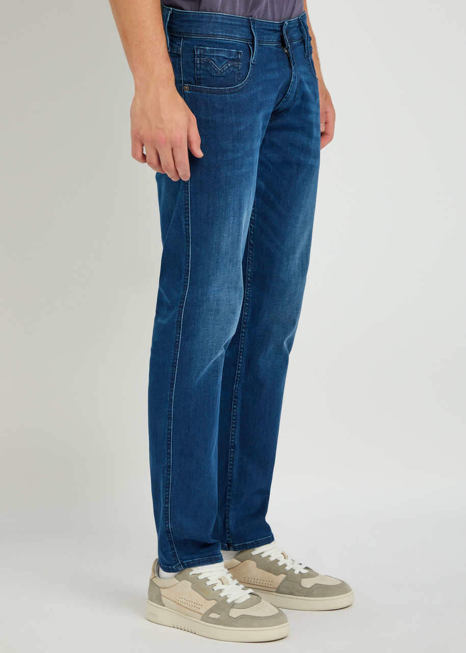 Replay Anbass Slim-leg Jeans Dark Blue
