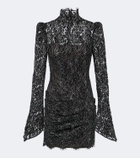 De La Vali Agartha guipure lace minidress