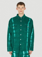 Grid Overshirt in Dark Green