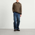 Carter Young Men's Stripe Leigh Polo in Black/Stripe