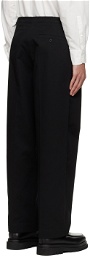 Recto Navy Wide-Leg Trousers