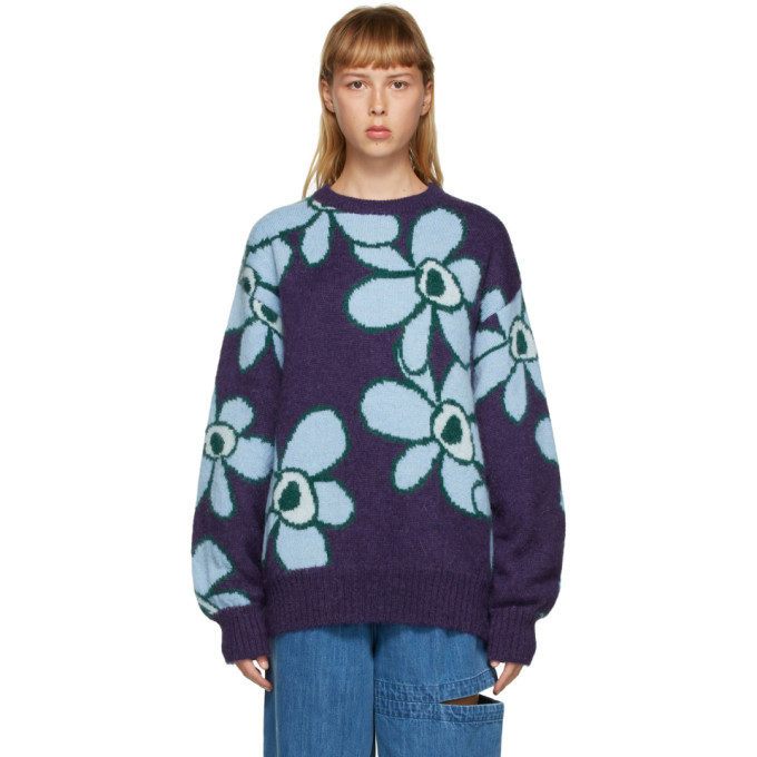 Photo: Perks and Mini Purple Mohair Dr. Octagon Sweater
