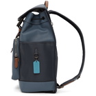 Coach 1941 Blue Colorblock League Flap Backpack