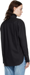 FRAME Black Button Up Shirt