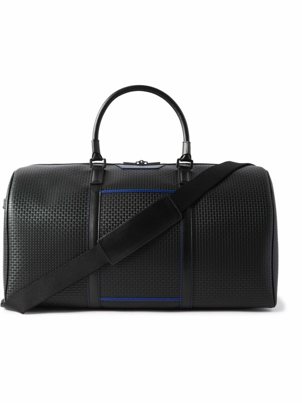 Photo: Serapian - Small Leather-Trimmed Logo-Embossed Coated-Canvas Holdall