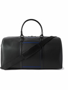 Serapian - Small Leather-Trimmed Logo-Embossed Coated-Canvas Holdall