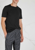 Sunspel Cotton T-shirt Black
