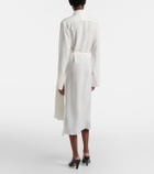Maison Margiela Draped midi dress
