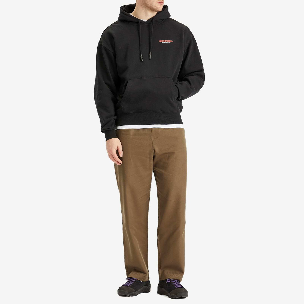 New Amsterdam Surf Association Men's Twill Work Trousers in Brown