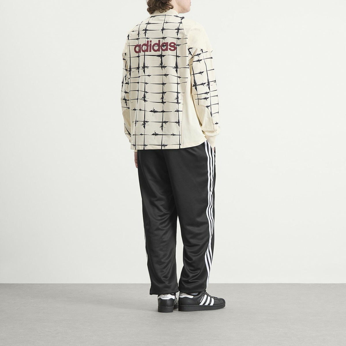 Adidas Men's x Thug Club Goalie Long Sleeve Top in Cream White