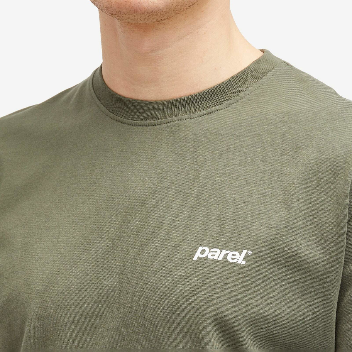 Parel Studios Men's BP Logo T-Shirt in Army Green
