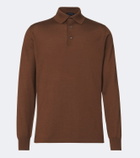 Thom Sweeney Cashmere and silk polo sweater